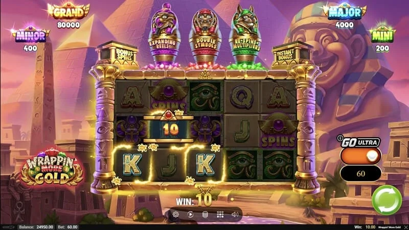 Wrappin' More Gold – voitto peruspelissä